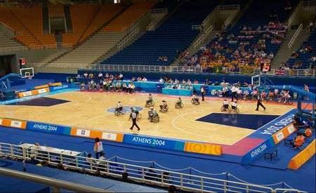 巴黎残奥会轮椅篮球选手